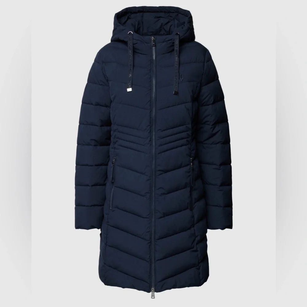 Ralph Lauren Dark Blue Hooded Puffer Jacket